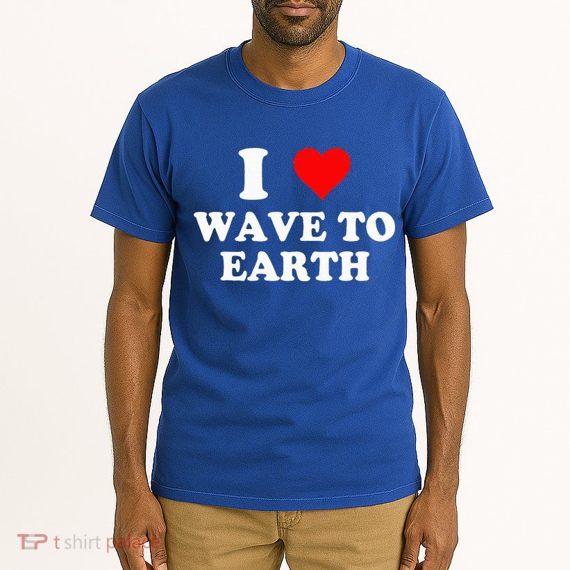 I Love Wave To Earth I Heart Wave To Earth Red Heart Tall T-Shirt