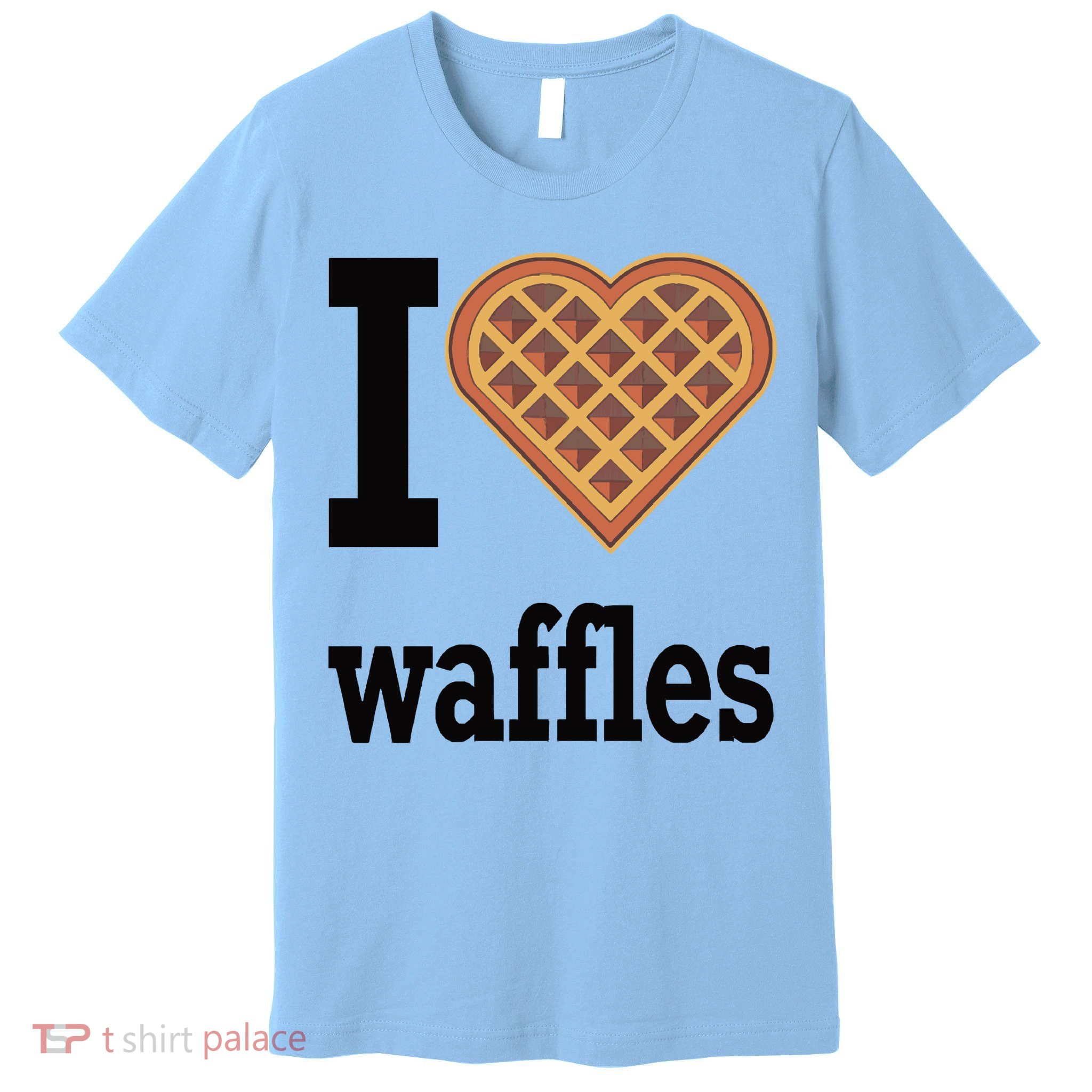 I Love Waffles Premium T-Shirt