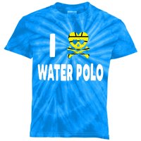 I Love Water Polo Gift Idea For Players Fans And Lovers Gift Kids Tie-Dye T-Shirt