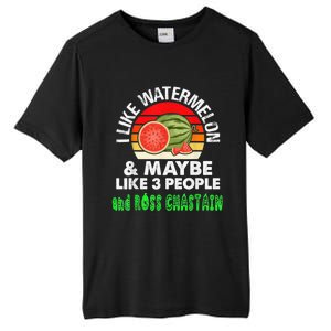 I LIKE WATERMELON AND MAYBE LIKE 3 PEOPLE Tall Fusion ChromaSoft Performance T-Shirt