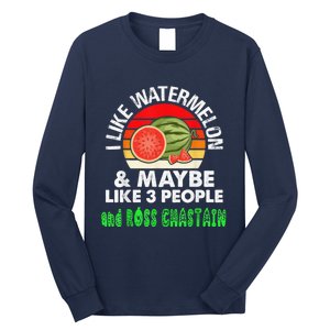 I LIKE WATERMELON AND MAYBE LIKE 3 PEOPLE Long Sleeve Shirt