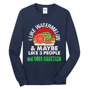 I LIKE WATERMELON AND MAYBE LIKE 3 PEOPLE Tall Long Sleeve T-Shirt