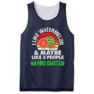 I LIKE WATERMELON AND MAYBE LIKE 3 PEOPLE Mesh Reversible Basketball Jersey Tank