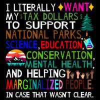i literally want my tax dollars to go to national parks Cooling Performance Crew T-Shirt