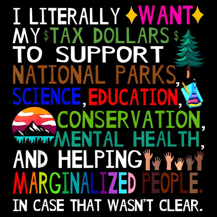 i literally want my tax dollars to go to national parks Cooling Performance Crew T-Shirt
