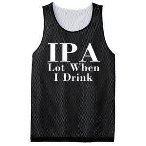 Ipa Lot When I Drink Mesh Reversible Basketball Jersey Tank