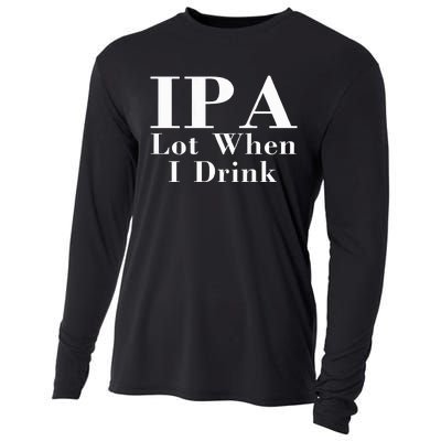 Ipa Lot When I Drink Cooling Performance Long Sleeve Crew