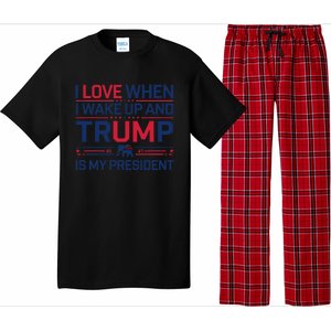 I Love When I Wake Up Trump President Usa Fans Liberal Tears Pajama Set