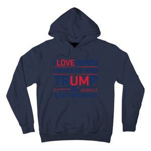 I Love When I Wake Up Trump President Usa Fans Liberal Tears Tall Hoodie