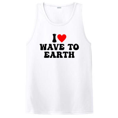 I Love Wave To Earth I Heart Wave To Earth Red Heart PosiCharge Competitor Tank