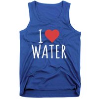 I Love Water Great Gift Tank Top