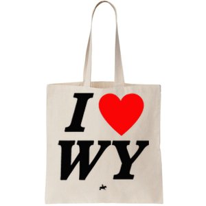 I Love Wyoming Tote Bag