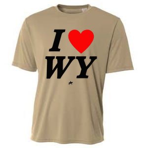 I Love Wyoming Cooling Performance Crew T-Shirt