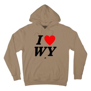 I Love Wyoming Hoodie