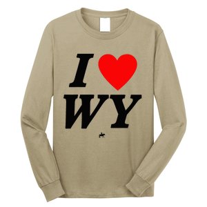 I Love Wyoming Long Sleeve Shirt