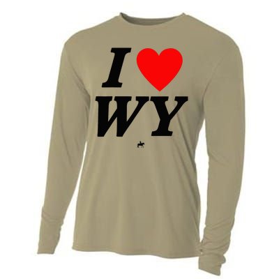 I Love Wyoming Cooling Performance Long Sleeve Crew