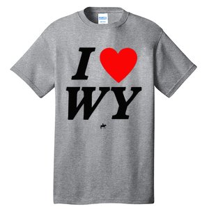 I Love Wyoming Tall T-Shirt