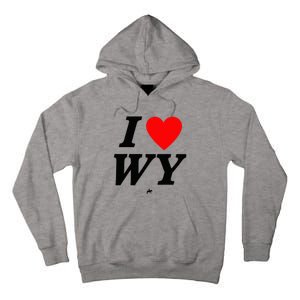 I Love Wyoming Tall Hoodie