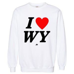 I Love Wyoming Garment-Dyed Sweatshirt