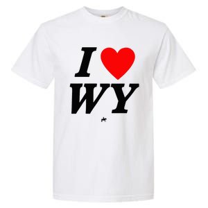 I Love Wyoming Garment-Dyed Heavyweight T-Shirt