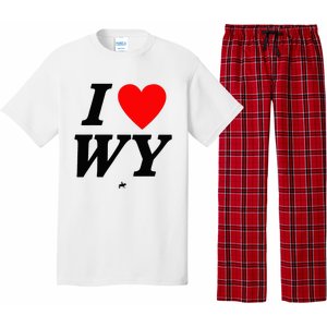 I Love Wyoming Pajama Set