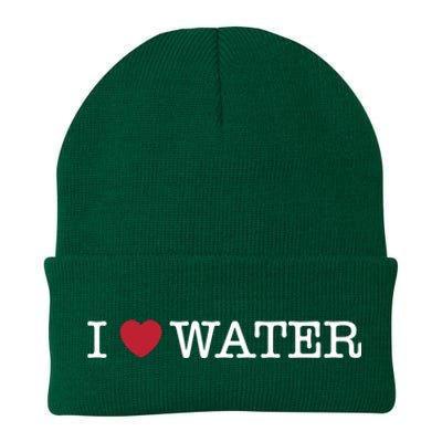 I Love Water Gift Knit Cap Winter Beanie