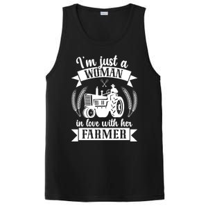 In Love With Her Farmer Wife Farm Wife Of A Farmer Gift PosiCharge Competitor Tank