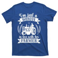 In Love With Her Farmer Wife Farm Wife Of A Farmer Gift T-Shirt