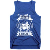 In Love With Her Farmer Wife Farm Wife Of A Farmer Gift Tank Top