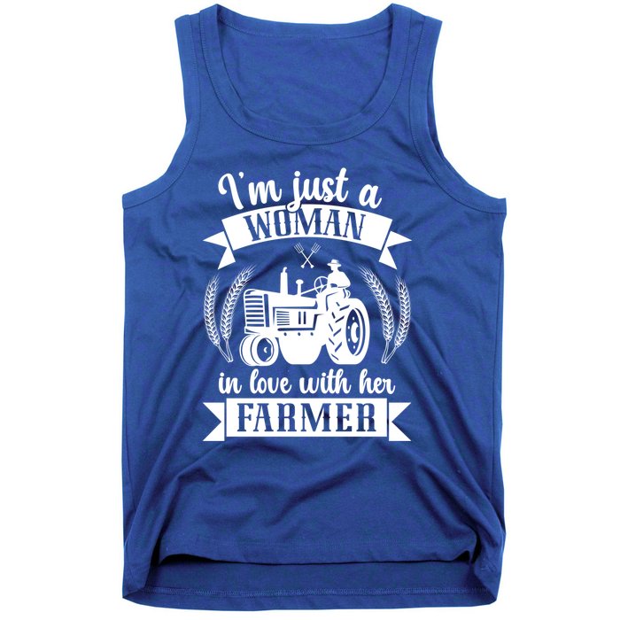 In Love With Her Farmer Wife Farm Wife Of A Farmer Gift Tank Top