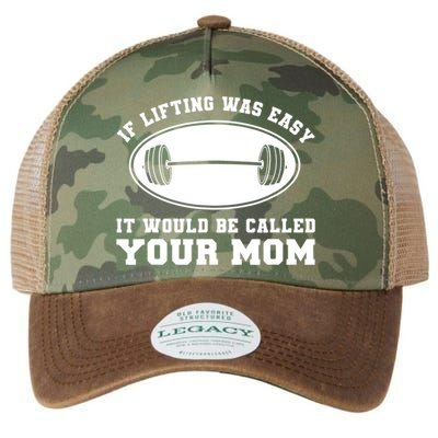 If Lifting was Easy, It'd be, Called Your Mom | Funny Legacy Tie Dye Trucker Hat