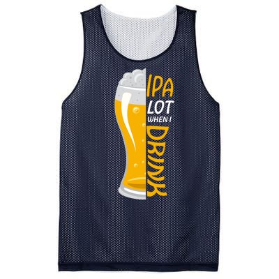 IPA Lot When I Drink Mesh Reversible Basketball Jersey Tank