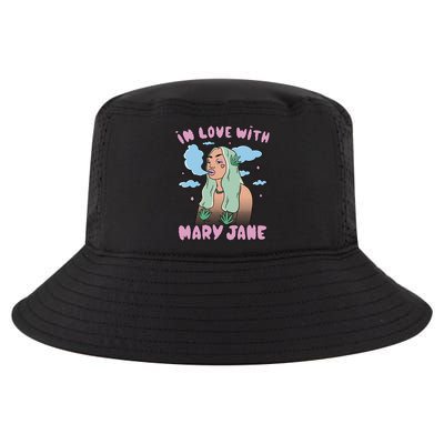 In Love With Mary Jane Female Marijuana Cool Comfort Performance Bucket Hat