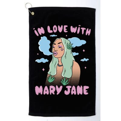 In Love With Mary Jane Female Marijuana Golf Towel