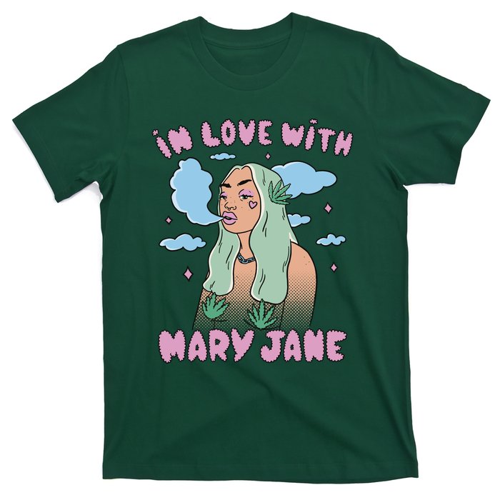 In Love With Mary Jane Female Marijuana T-Shirt