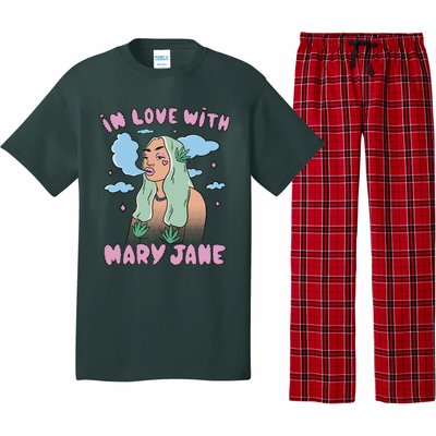 In Love With Mary Jane Female Marijuana Pajama Set