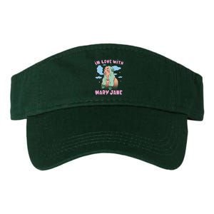 In Love With Mary Jane Female Marijuana Valucap Bio-Washed Visor