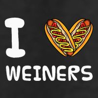 I Love Weiners Hotdogs Frankfurter Wiener Frank Sausage Bun Adult Drive Performance Visor
