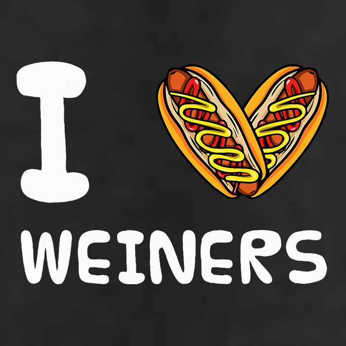 I Love Weiners Hotdogs Frankfurter Wiener Frank Sausage Bun Adult Drive Performance Visor