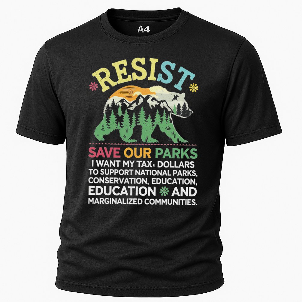 I Literally Want My Tax Dollars To Support National Parks Cooling Performance Crew T-Shirt