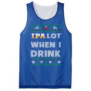 Ipa Lot When I Funny Beer Lover Ing Christmas Gift Mesh Reversible Basketball Jersey Tank