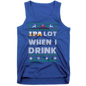 Ipa Lot When I Funny Beer Lover Ing Christmas Gift Tank Top