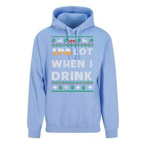 Ipa Lot When I Funny Beer Lover Ing Christmas Gift Unisex Surf Hoodie