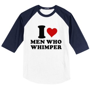 I Love Who Whimper I Heart Who Whimper Baseball Sleeve Shirt