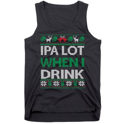 Ipa Lot When I Drink Gift For Christmas Tank Top