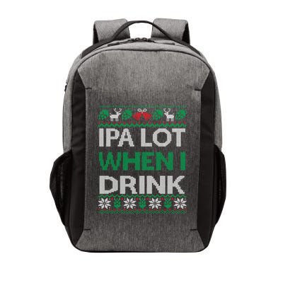 Ipa Lot When I Drink Gift For Christmas Vector Backpack