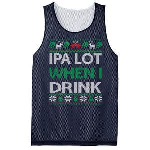 Ipa Lot When I Drink Gift For Christmas Mesh Reversible Basketball Jersey Tank