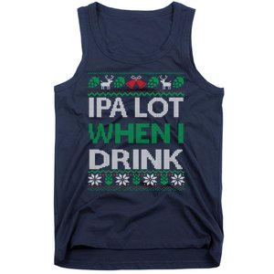 Ipa Lot When I Drink Gift For Christmas Tank Top