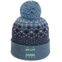 Ipa Lot When I Drink Gift For Christmas The Baniff Cuffed Pom Beanie