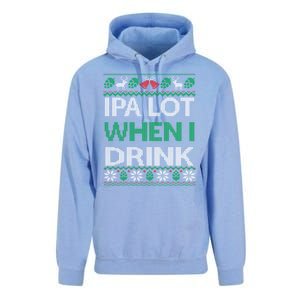 Ipa Lot When I Drink Gift For Christmas Unisex Surf Hoodie